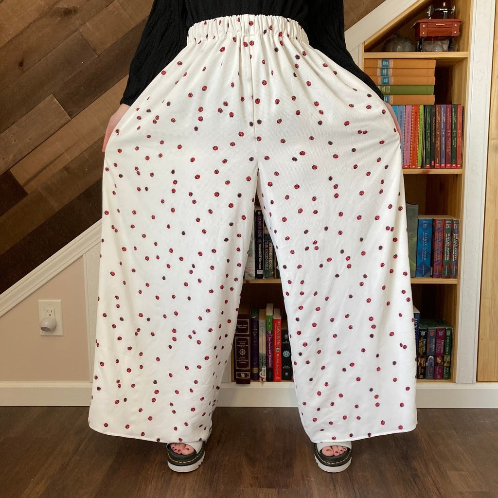 Wide Leg Ladybug Pants 1004 Designs LLC